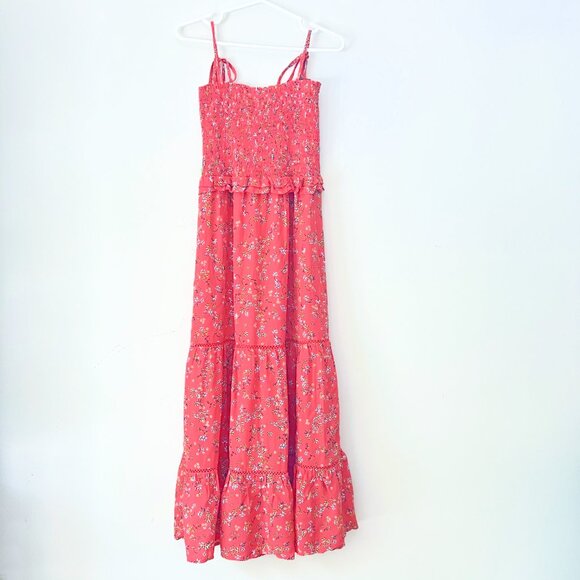 Anthropologie NEW Lost + Wander Adventures Floral Tie Shoulder Maxi Dress, Sz XS - Picture 11 of 16